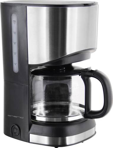 CME-111063 Kaffeemaschine Edelstahl, Schwarz Fassungsvermögen Tassen=6
