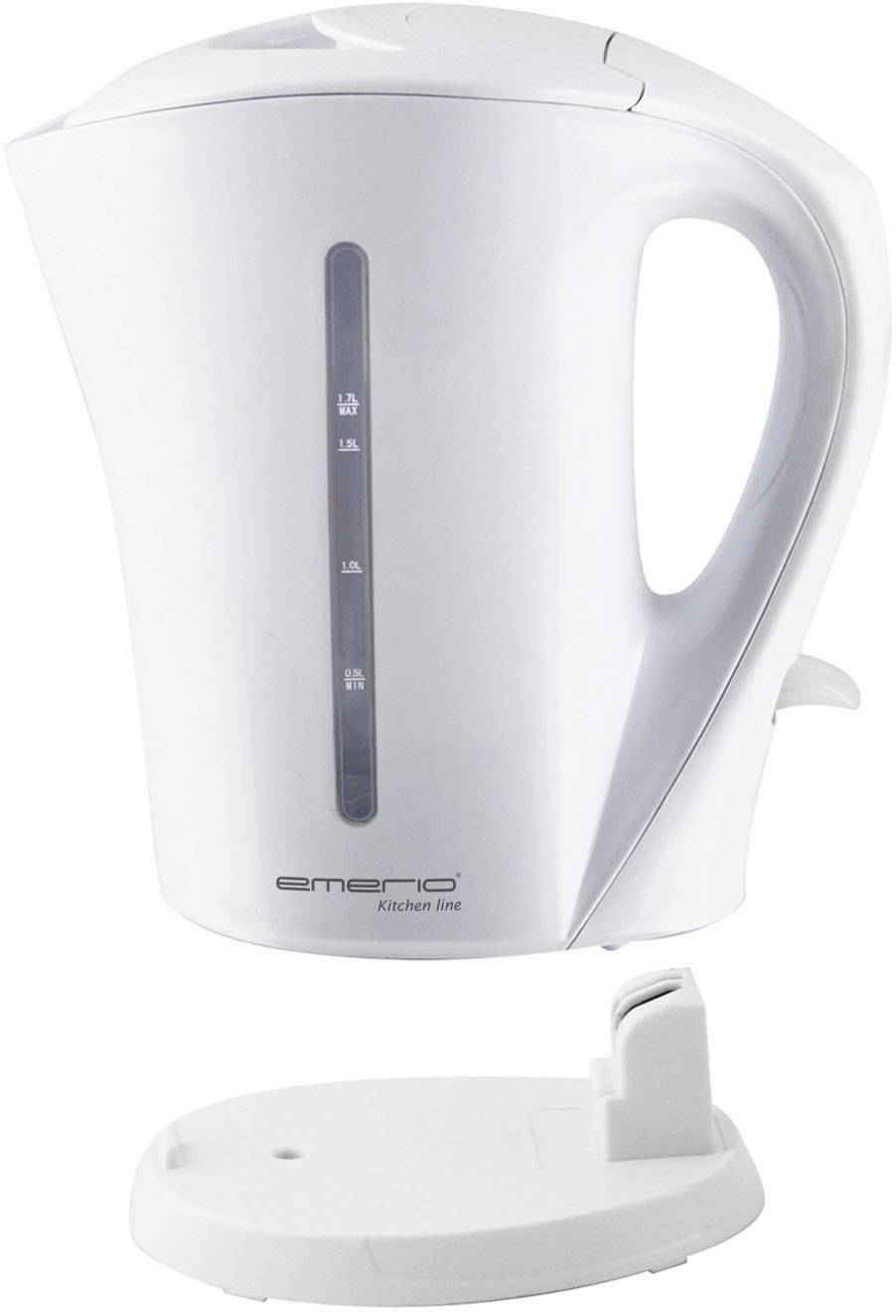 EMERIO WK-111082 Wasserkocher schnurlos Weiß