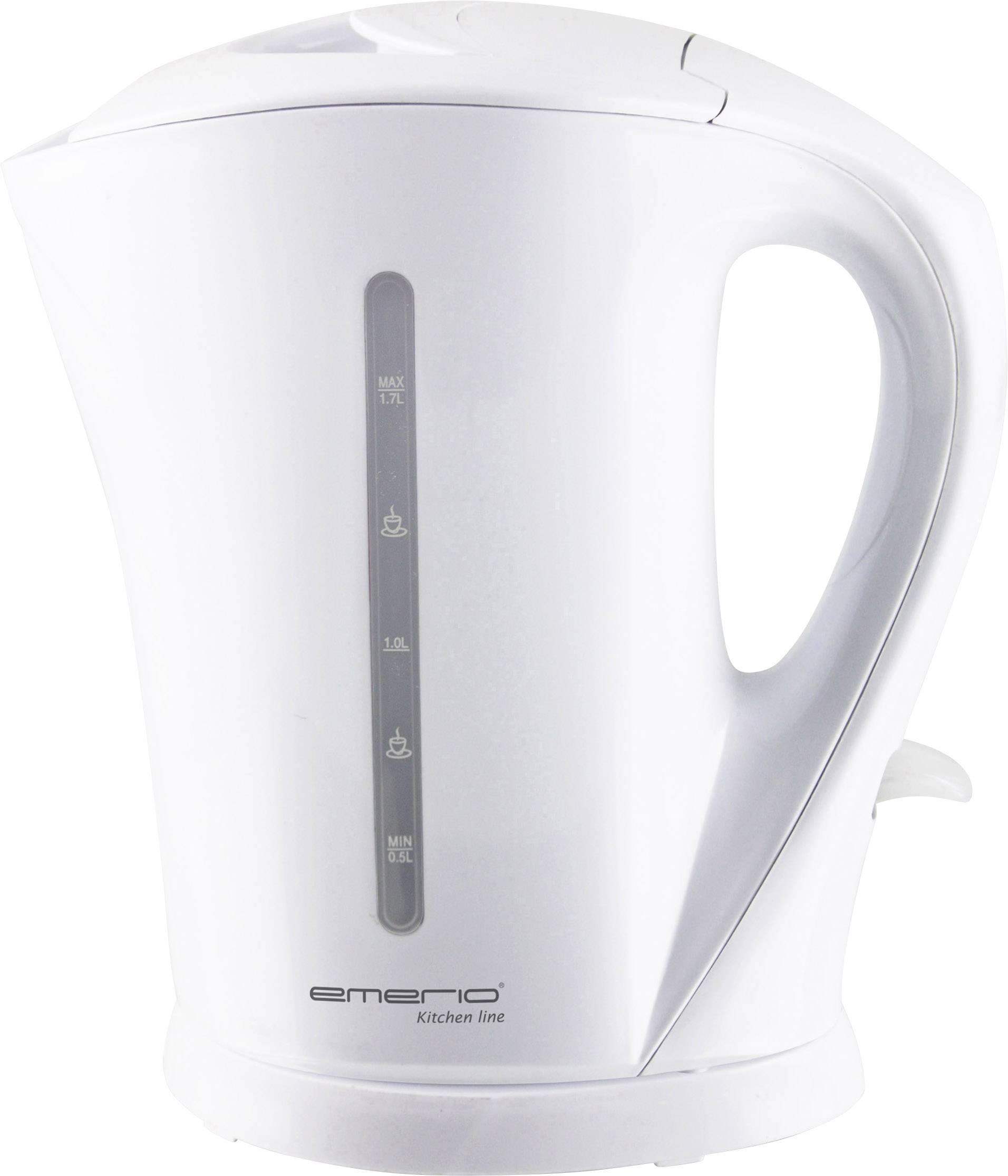 EMERIO WK-111082 Wasserkocher schnurlos Weiß