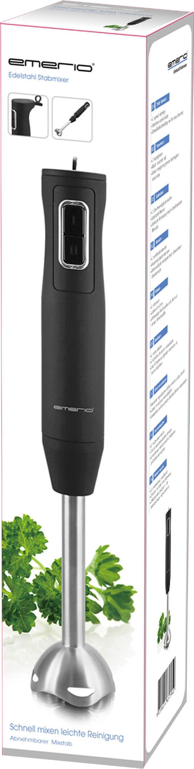 EMERIO HB-111446 Stabmixer 250W Schwarz, Edelstahl