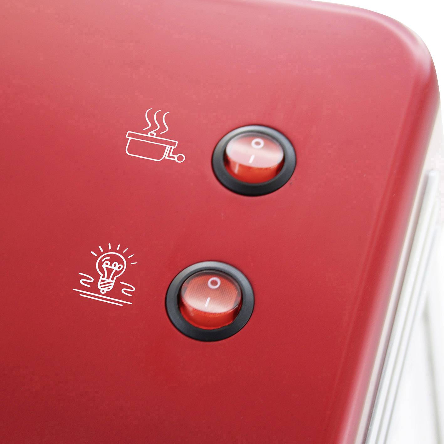 EMERIO POM-120650 POM-120650 Popcorn-Maker Weiß, Rot