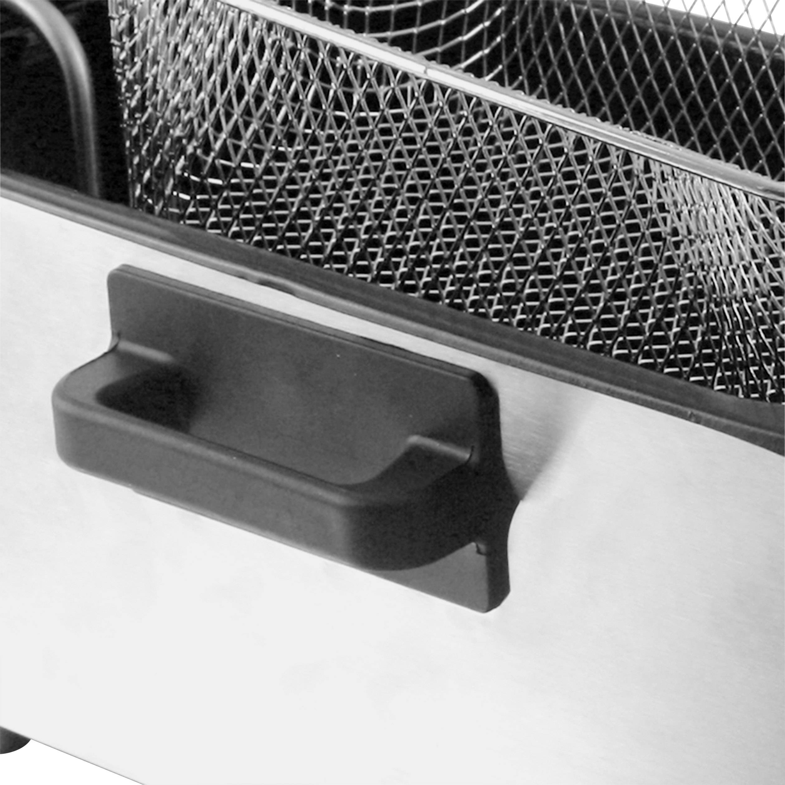 EMERIO DF-110927 Kaltzonen Fritteuse 2000W Edelstahl