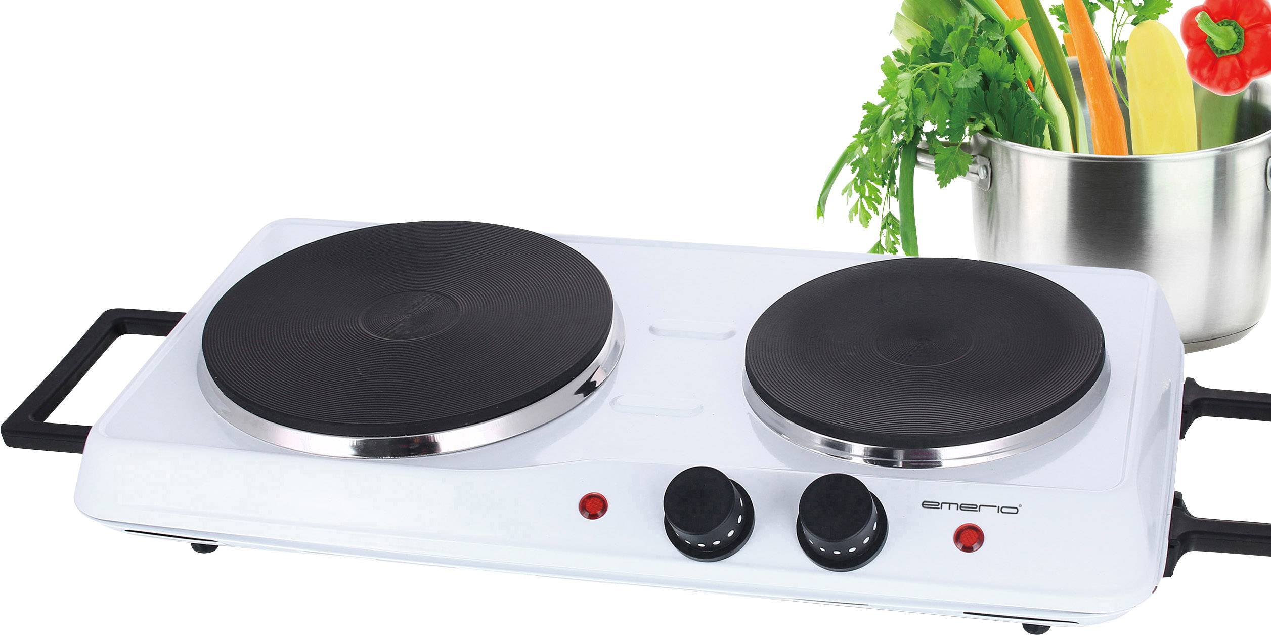 EMERIO HP-114482 HP-114482 Doppel-Kochplatte