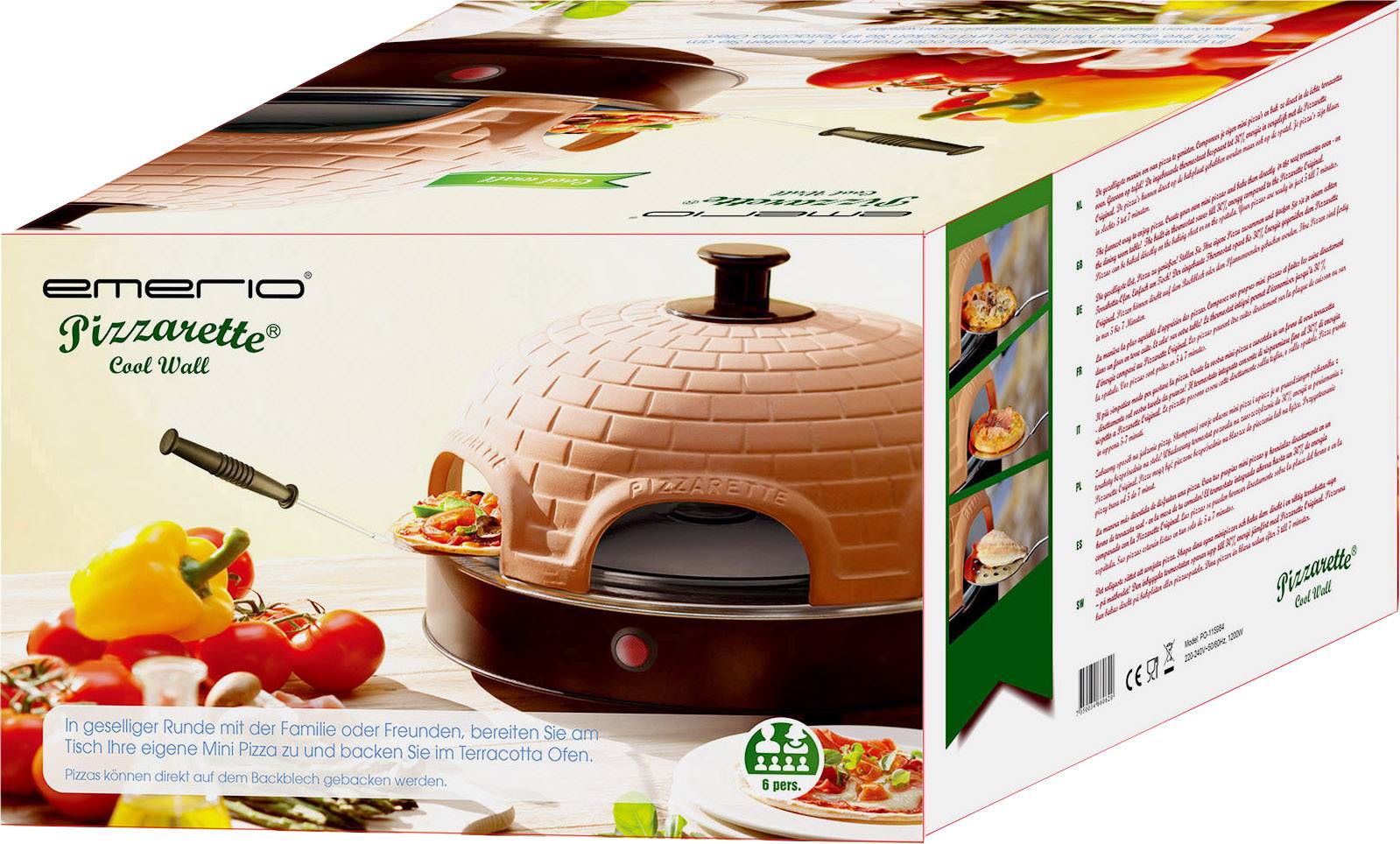 EMERIO PO-115984 Pizzaofen