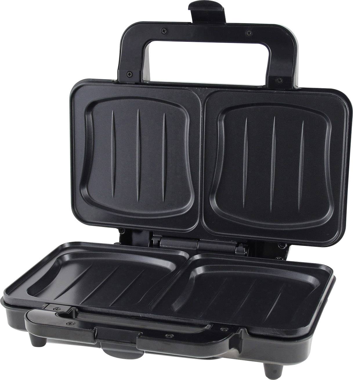 EMERIO ST-109562 Sandwich-Toaster Edelstahl, Schwarz