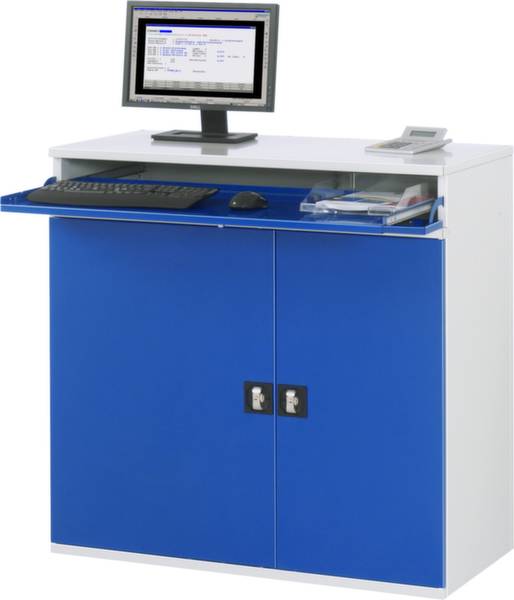 RAU Lichtgrau, Enzian-Blau (B x H x T) 1100 x 1060 x 520 mm 07 1100T-M60.11 1 St.