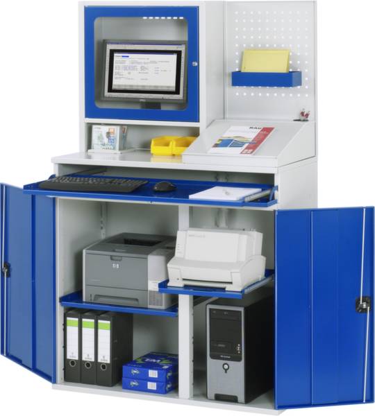 RAU Lichtgrau, Enzian-Blau (B x H x T) 1100 x 1770 x 520 mm 07 1100T-M67-MG2.11 1 St.