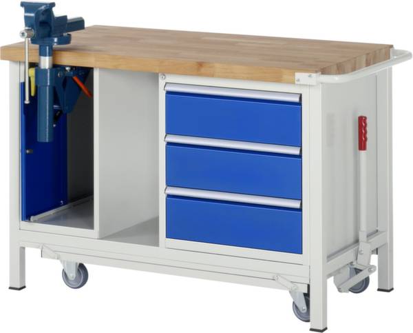 RAU 05 8183A6-127B4F.11 Werkbank (B x H x T) 1250 x 880 x 700mm