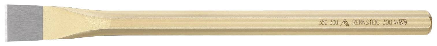 Steinflachmeißel achtkantig 350 400 19 Länge 400 mm Schneidenbreite 26 mm Stahlstärke 18 mm