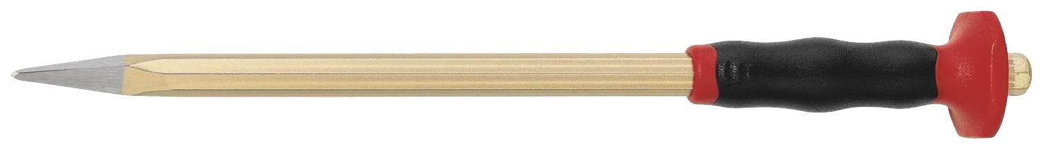 Elektrikerspitzmeißel Gesamt-L.250mm Schaft-Q.10 mmmit 2K-Handschutz RENNSTEIG