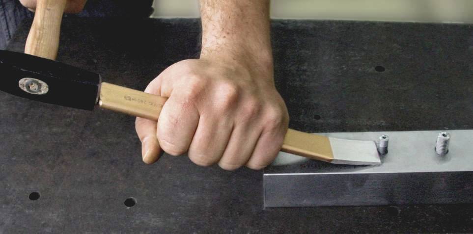 Rennsteig Werkzeuge Schlitzmeißel gebogen 240mm 380 241 0