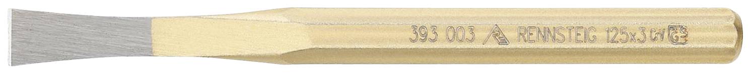 Trennstemmer L.125mm Schneiden-B.3mm Schaft-Q.10mm RENNSTEIG