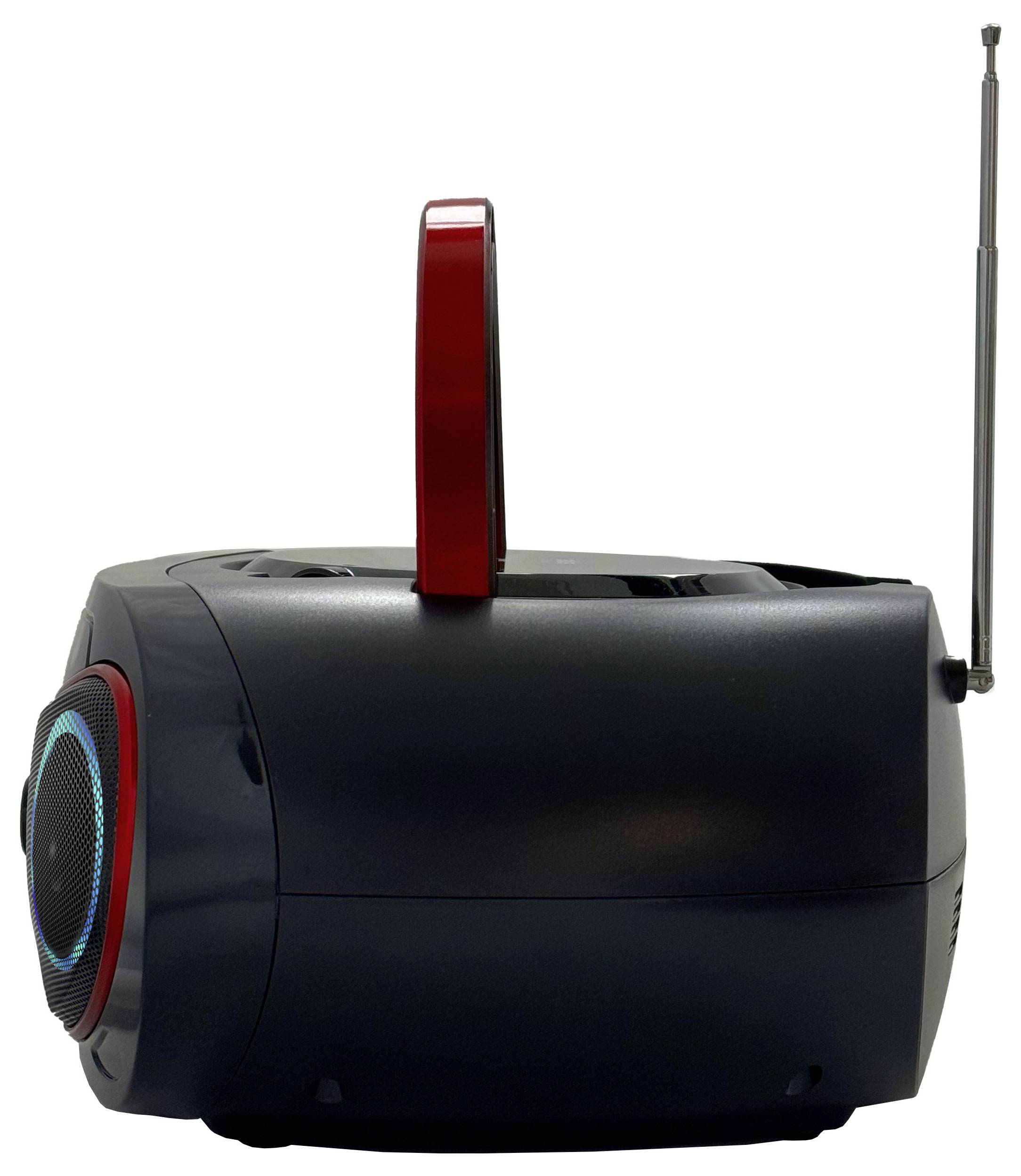 Silva Schneider MPC 19.4 USB CD-Radio UKW AUX, CD, USB Schwarz, Rot