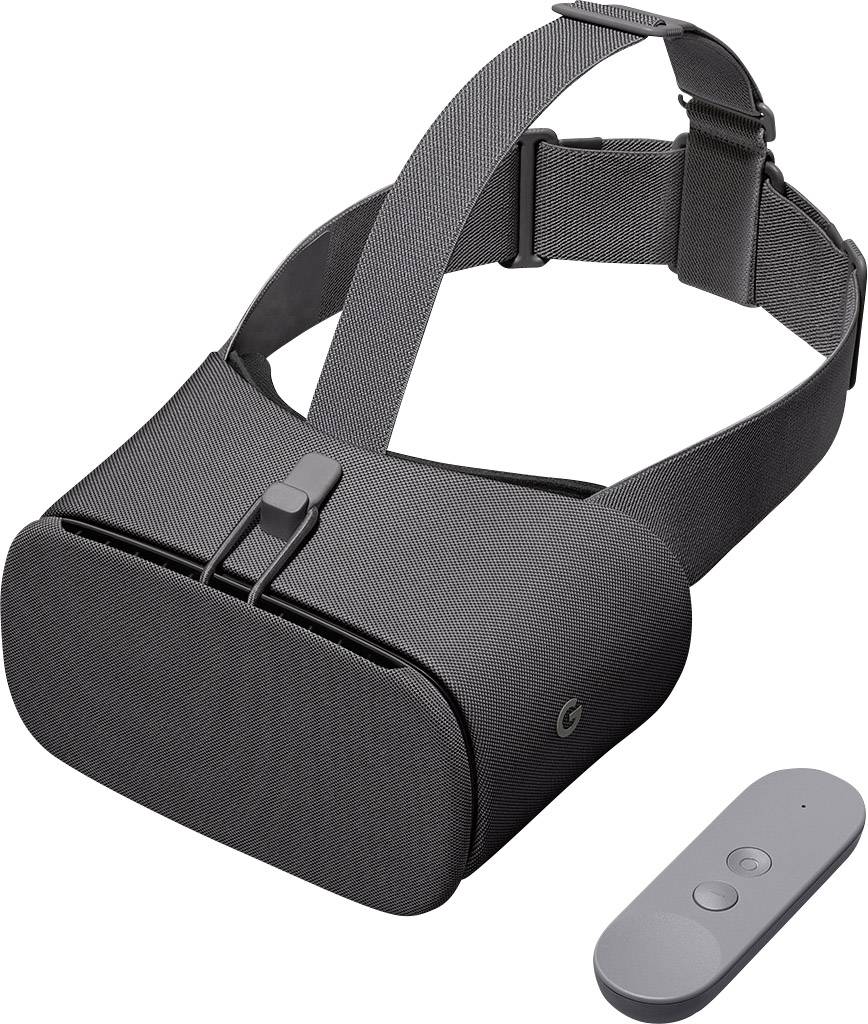 Google Daydream View Schwarz Virtual Reality Brille inkl. Controller