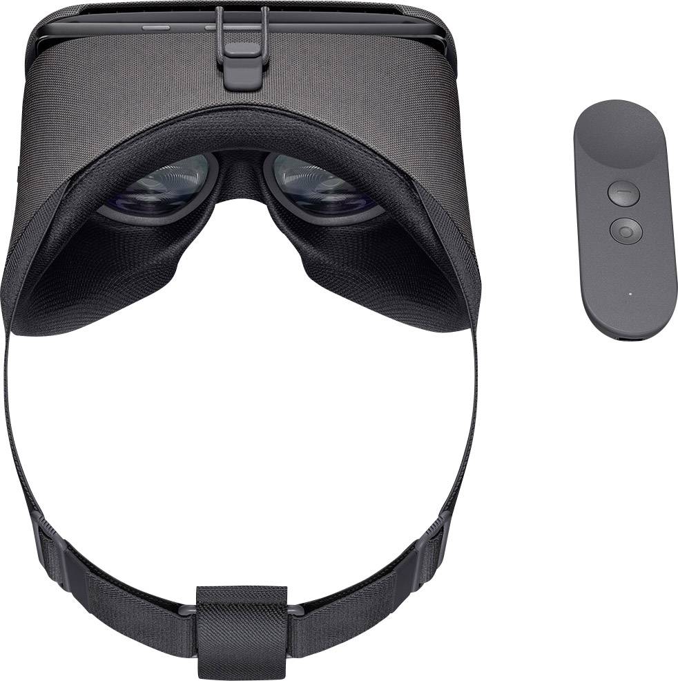 Google Daydream View Schwarz Virtual Reality Brille inkl. Controller