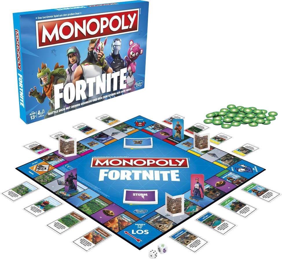 Hasbro Hasbro Monopoly Fortnite Deutsch Monopoly Fortnite E6603100