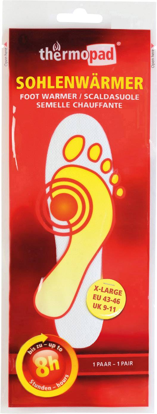Thermopad natural warmer Gr.XL Sohlenwärmer 1 Paar 32486 Betriebsdauer (max.) 8 h