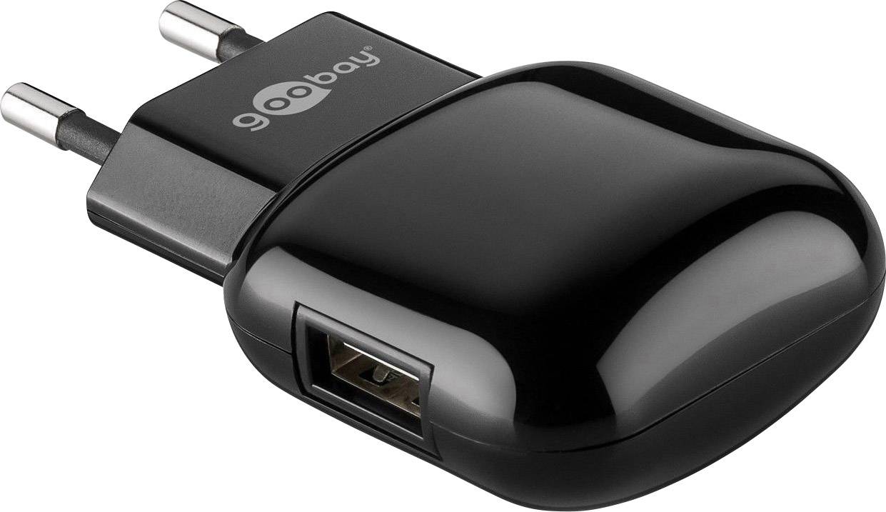 Goobay goobay QC3.0 USB-Schnellladegerät 2 A USB Ladegerät USB 2.0 Buchse A Schwarz Steckdose Qualcomm Quick Charge 3.0