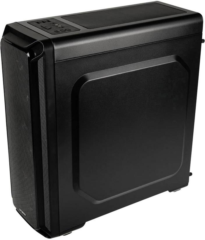 Zalman I3 Midi-Tower PC-Gehäuse Schwarz 4 Vorinstallierte LED Lüfter, Seitenfenster