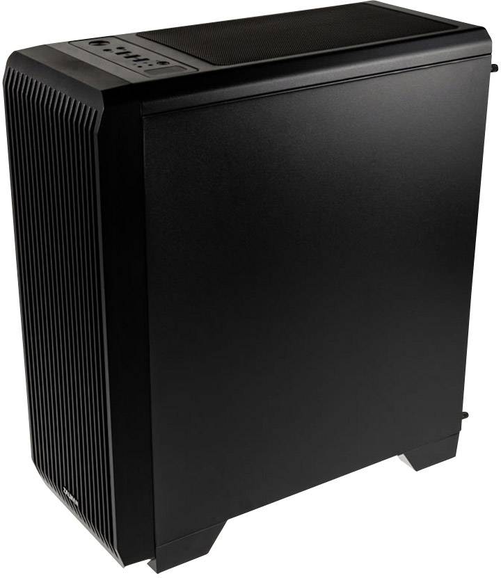 Zalman S2 Midi-Tower PC-Gehäuse Schwarz 1 vorinstallierter Lüfter, Seitenfenster