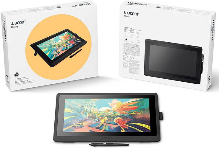 Wacom Cintiq 16 USB Kreativ-Stift-Display EEK: E (A - G) Schwarz