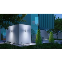 Steinel L 835 SC 055523 LED-Außenwandleuchte mit Bewegungsmelder LED LED fest eingebaut 9.1W Silber Steinel L 835 SC 055523 LED-Außenwandleuchte mit Bewegungsmelder LED LED fest eingebaut 9.1W Silber