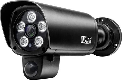 INSTAR IN-9008 Full HD black 10090 LAN, WLAN IP Überwachungskamera 1920 x 1080 Pixel