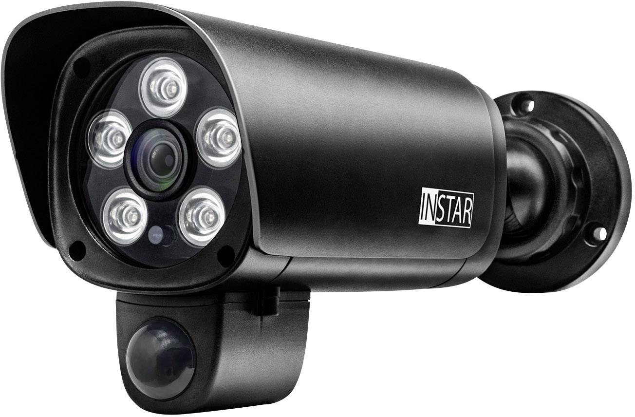 INSTAR IN-9008 Full HD black 10090 WLAN, LAN IP Überwachungskamera 1920 x 1080 Pixel
