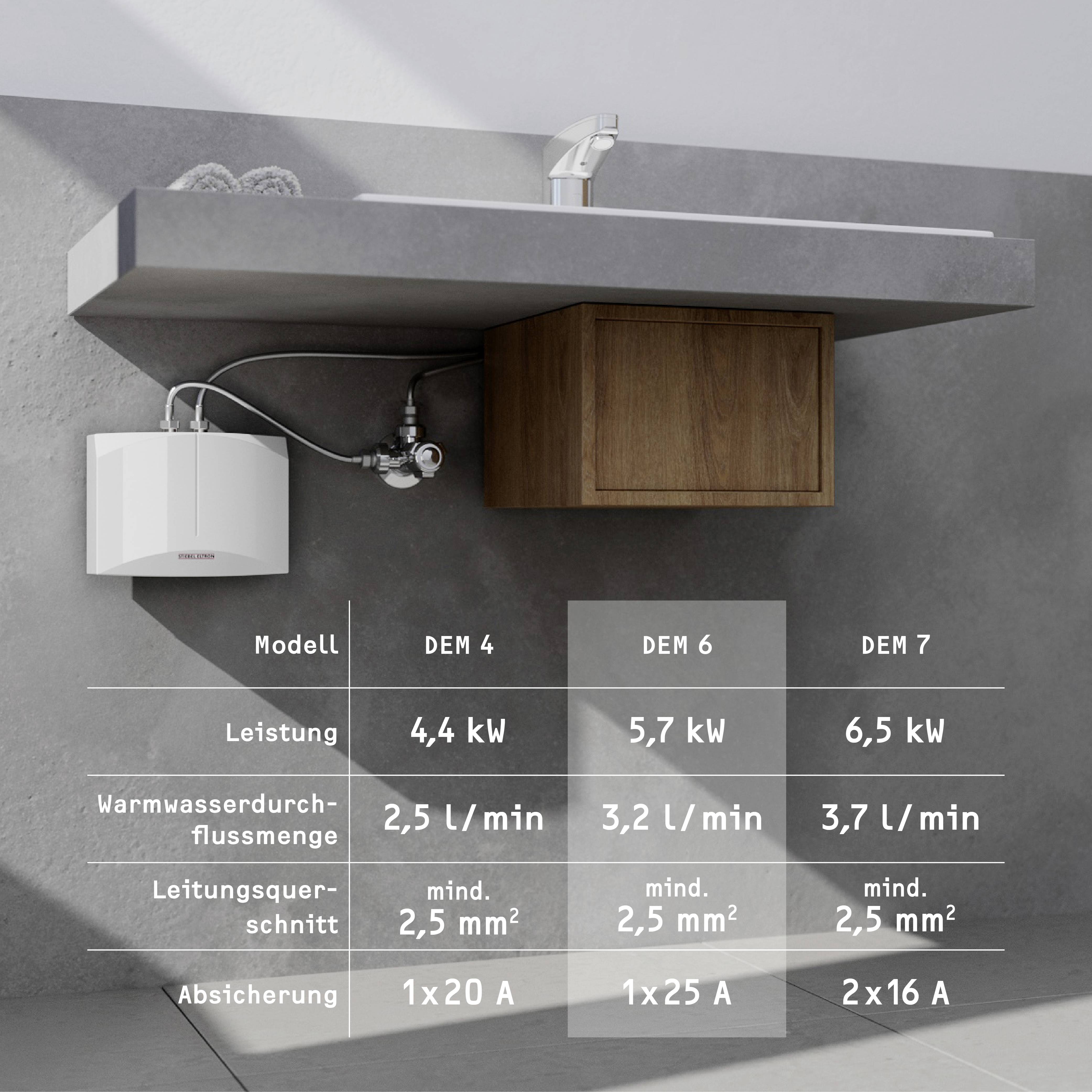 Stiebel Eltron 231215 Durchlauferhitzer A (A+ - F) elektronisch 5.7 kW