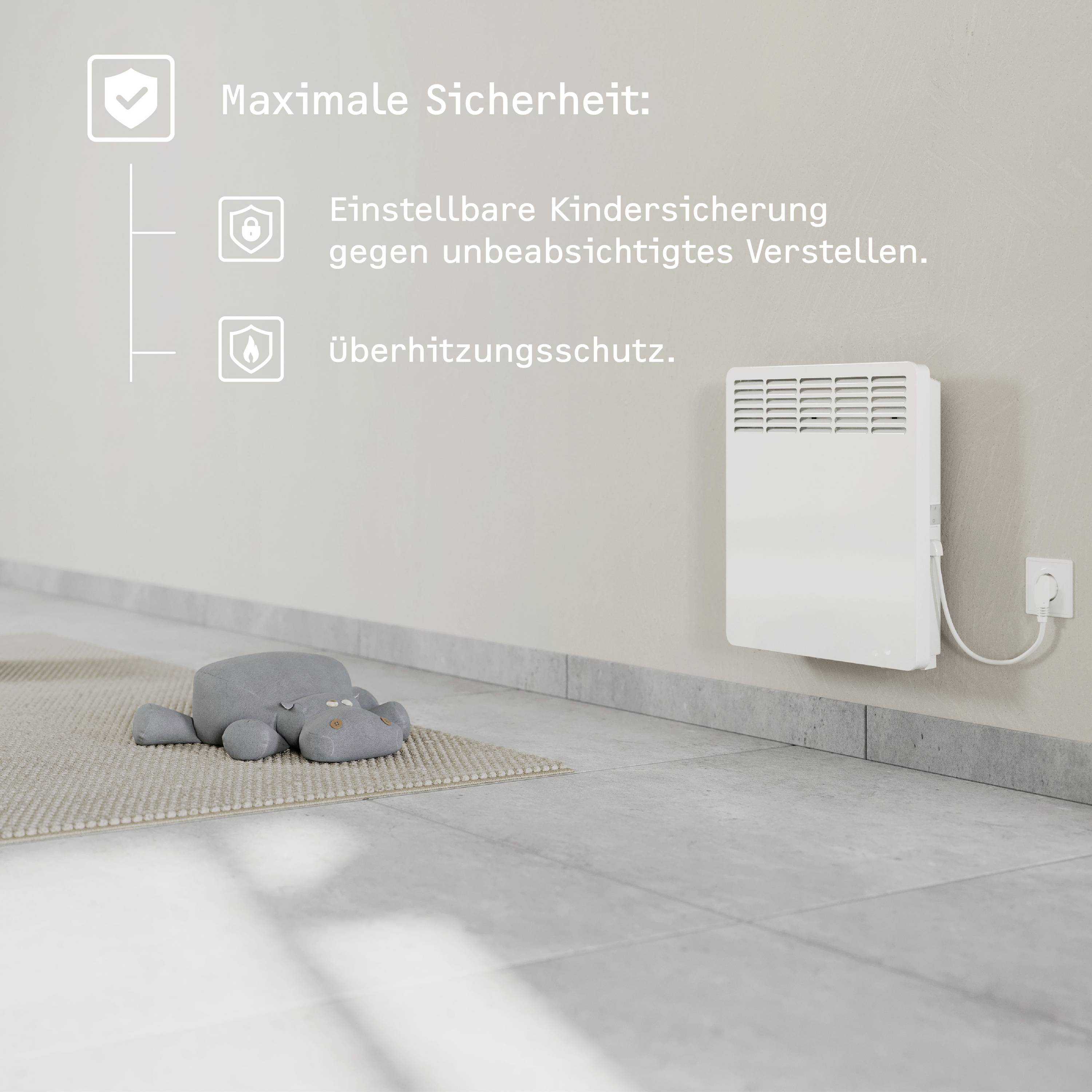 Stiebel Eltron 236526 Konvektor CNS 100 Trend 1000W Alpinweiß