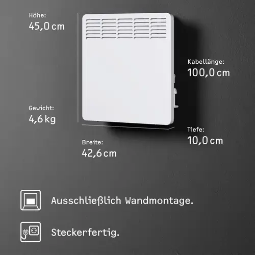 Stiebel Eltron Wand-Konvektor CNS 100 TREND Stiebel Eltron Wand-Konvektor CNS 100 TREND