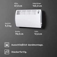 Stiebel Eltron 237833 Konvektor CON 20 Premium 2000W Alpinweiß Stiebel Eltron 237833 Konvektor CON 20 Premium 2000W Alpinweiß