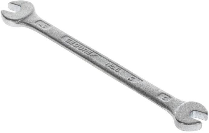 Doppelmaulschlüssel GEDORE 6063400 SW 4x4,5 mm Länge 100 mm Maulbreite 13,0 x 14,0 mm Maulstärke 3,4 mm Hersteller GEDOR