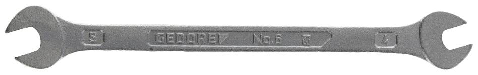 Gedore 6063590 6 4X5 Doppel-Maulschlüssel Schlüsselweite (Metrisch) 4 - 5mm