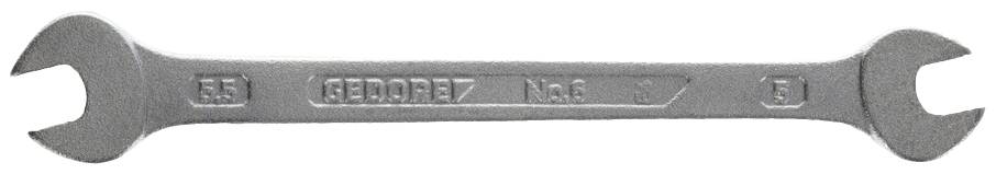 Gedore 6063670 6 5X5,5 Doppel-Maulschlüssel Schlüsselweite (Metrisch) 5 - 5.5mm