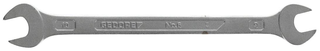 Gedore 6064560 6 9X10 Doppel-Maulschlüssel Schlüsselweite (Metrisch) 9 - 10 mm