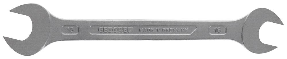 Doppelmaulschlüssel 6 16x18mm L.205mm verchr.GEDORE