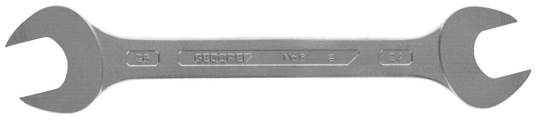 Gedore 6067310 6 24X26 Doppel-Maulschlüssel Schlüsselweite (Metrisch) 24 - 26 mm