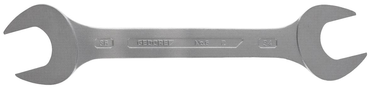 Doppelmaulschlüssel 6 34x36mm L.328mm verchr.GEDORE