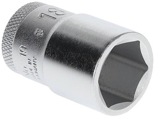 Steckschlüsseleinsatz 19 1/2 Zoll 6-kant SW 18mm L.39,5mm GEDORE