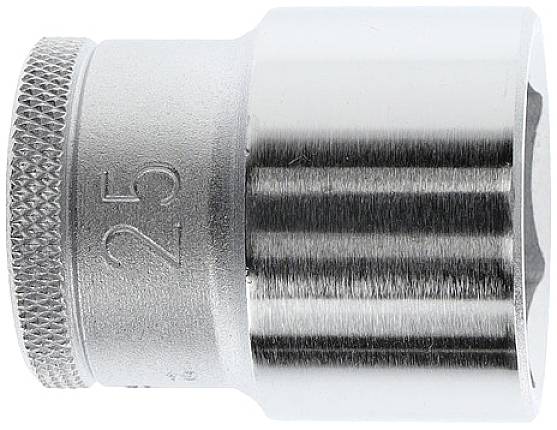 Steckschlüsseleinsatz 19 1/2 Zoll 6-kant SW 25mm L.41,5mm GEDORE
