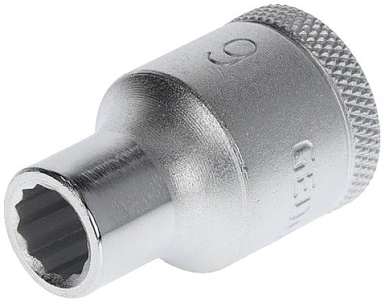 Steckschlüsseleinsatz D 19 1/2 Zoll 12-kant SW 9mm L.38mm GEDORE