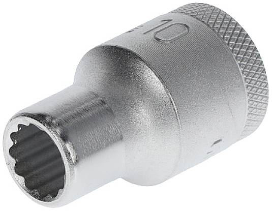 Steckschlüsseleinsatz D 19 1/2 Zoll 12-kant SW 10mm L.38mm GEDORE