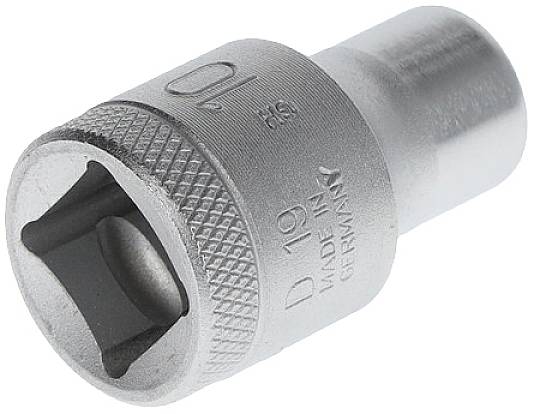 Steckschlüsseleinsatz D 19 1/2 Zoll 12-kant SW 10mm L.38mm GEDORE