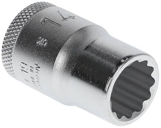 Steckschlüsseleinsatz D 19 1/2 Zoll 12-kant SW 14mm L.38mm GEDORE