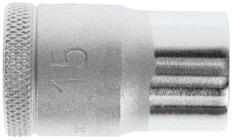 Steckschlüsseleinsatz D 19 1/2 Zoll 12-kant SW 15mm L.39,5mm GEDORE