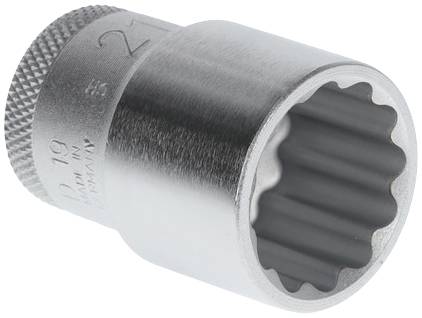 Steckschlüsseleinsatz D 19 1/2 Zoll 12-kant SW 21mm L.41,5mm GEDORE