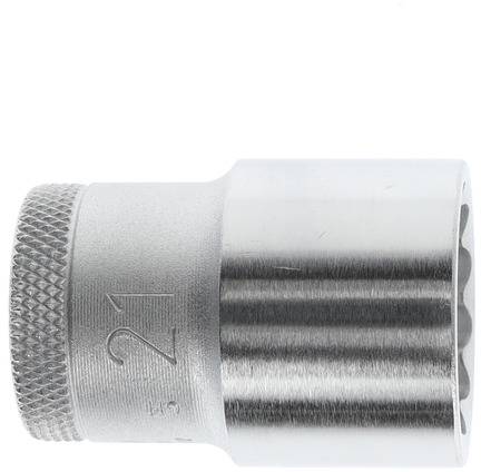 Steckschlüsseleinsatz D 19 1/2 Zoll 12-kant SW 21mm L.41,5mm GEDORE