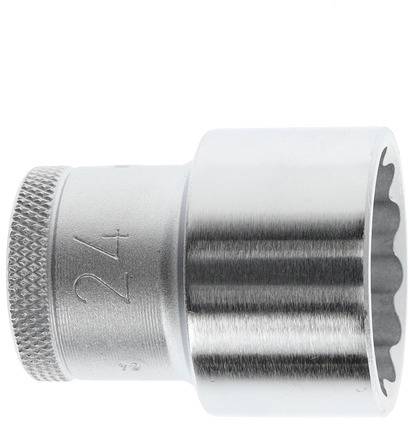Steckschlüsseleinsatz D 19 1/2 Zoll 12-kant SW 24mm L.41,5mm GEDORE