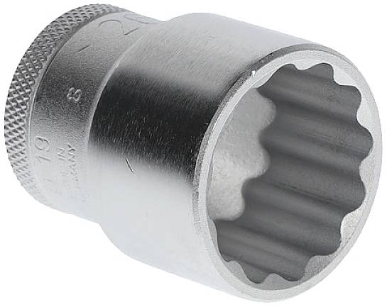 Steckschlüsseleinsatz D 19 1/2 Zoll 12-kant SW 26mm L.41,5mm GEDORE